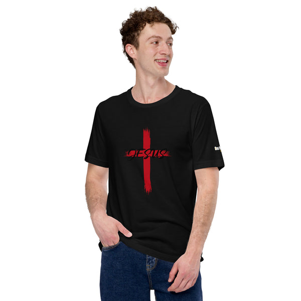 On The Cross Unisex T-shirt - Black