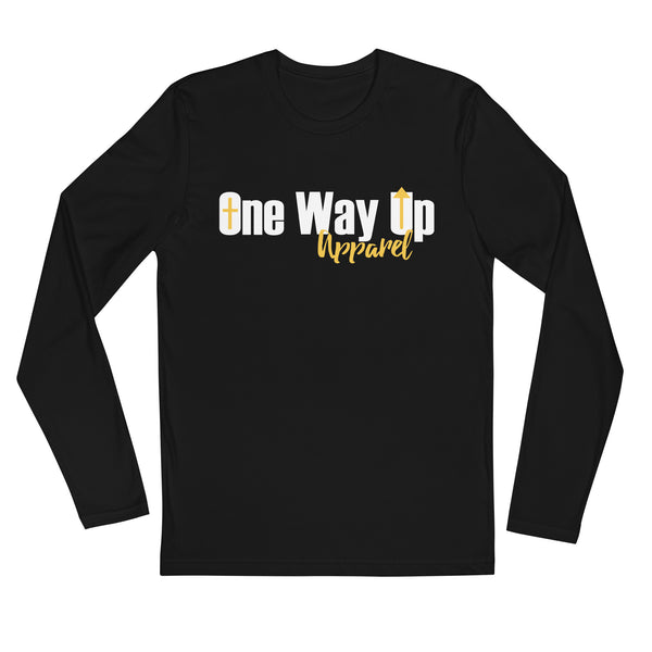 One Way Up Apparel - Long Sleeve Fitted Crew
