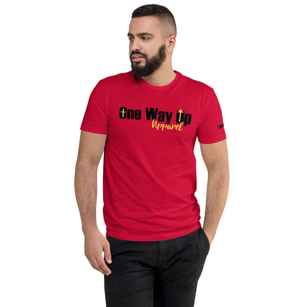 One Way Up Apparel - Short Sleeve T-shirt - Black Letters