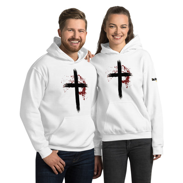 Covered By The Blood - Unisex Hoodie - White